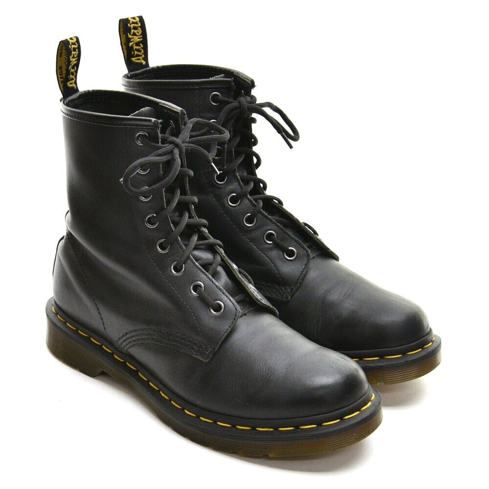 Dr Martens 1460 Smooth Black Leather Combat Boot 39 / 8